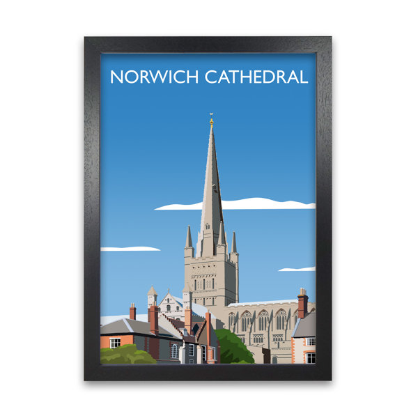 17 Stories Norwich Cathedral by Richard O'Neill Single Picture Frame